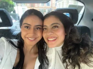 Nysa Devgan with Kajol