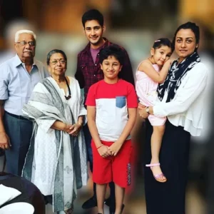 Namrata Shirodkar Mahesh babu Family Photo