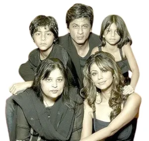 Shah Rukh Khan Family with Sister
